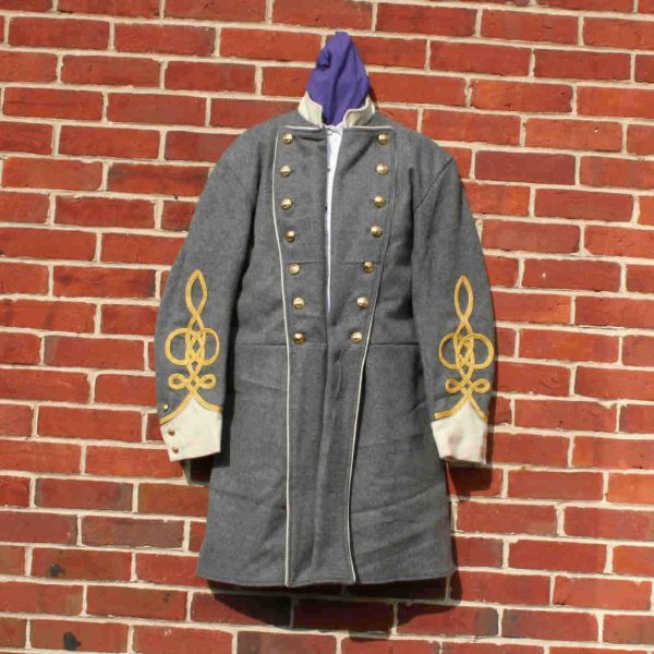 Confederate Officers Frock Coat with White Facings - Civil War Sutler