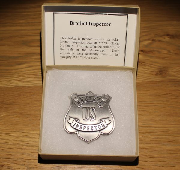US Brothel Inspector Badge - No 1 - Civil War Sutler